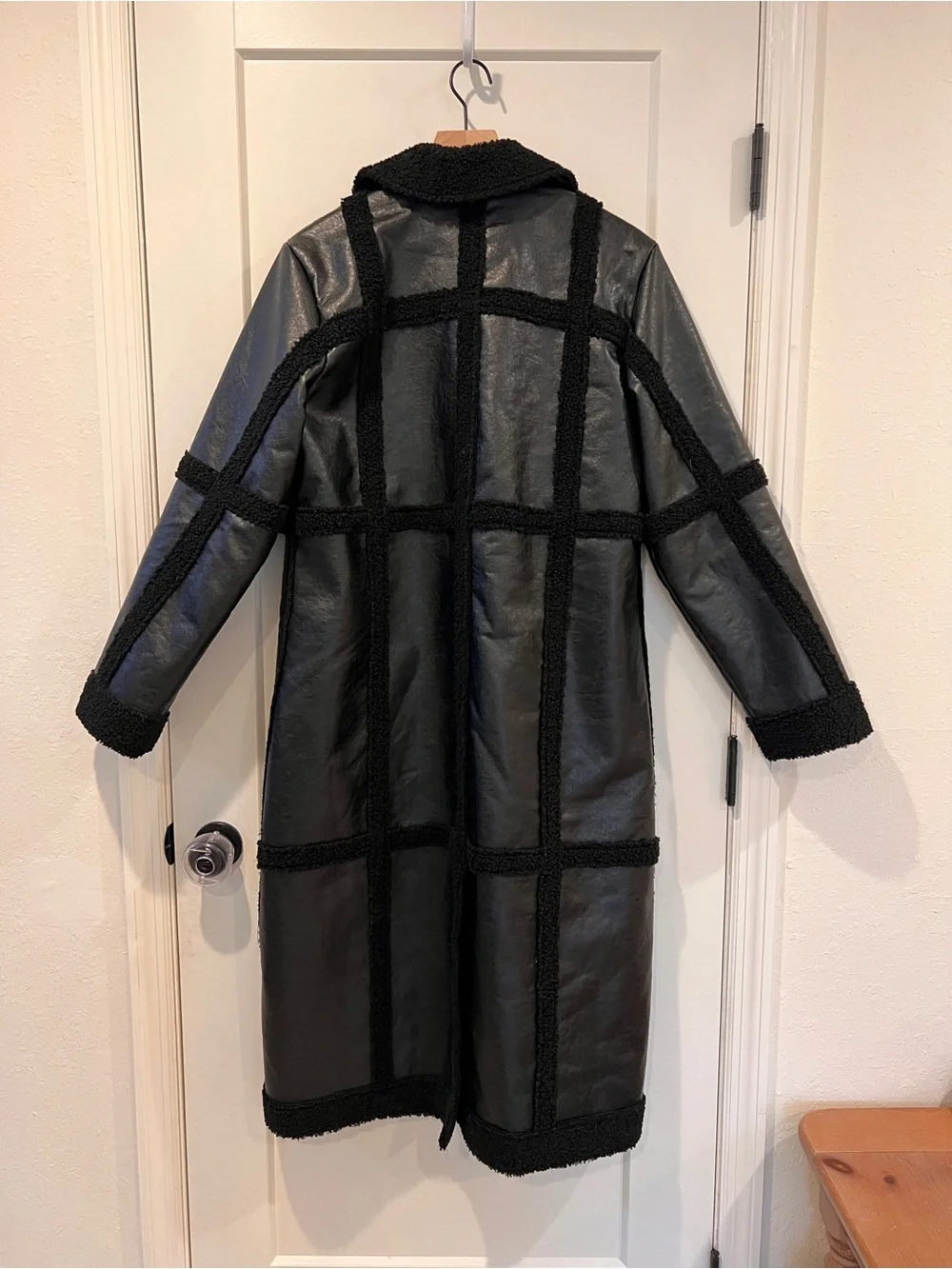 NWOT Hutch Ozzie Faux Leather and Sherpa Jacket - Picture 8 of 9